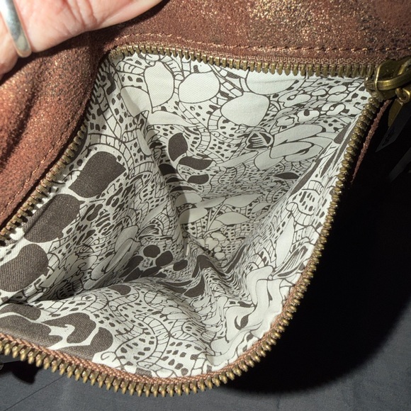 HOBO international Lauren wallet clutch Suede fringe - Picture 7 of 10